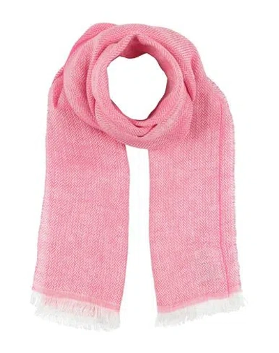 Ma.al.bi. 1847 Ma. Al. Bi. 1847 Woman Scarf Fuchsia Size - Linen In Pink