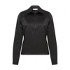 Maan Istanbul Women's Smooth Satin Black Shirt – Days In Black