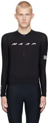 Maap Black Evade Pro Base Ls Jersey 2.0 T-shirt In Black