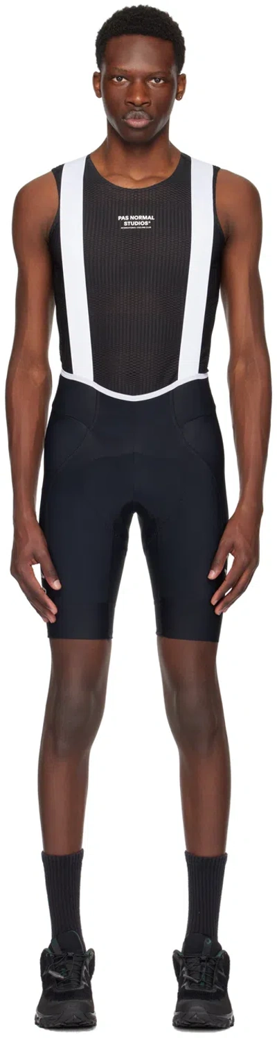 Maap White & Black Team Bib Evo Shorts In Black/white