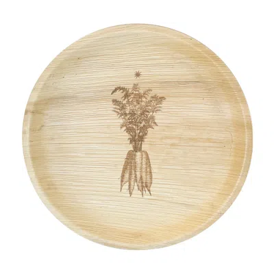 Maaterra Compostable Carrot Plates In Neutral