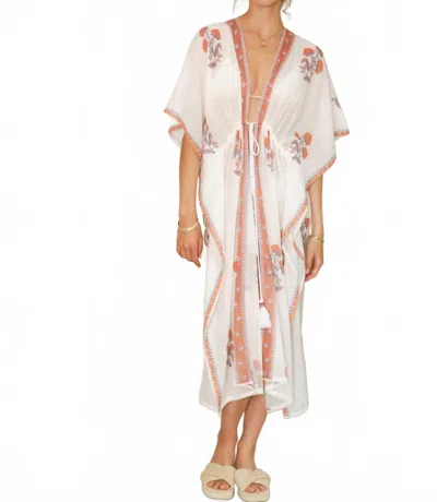 Mabe Cadi Print Cover Up In White
