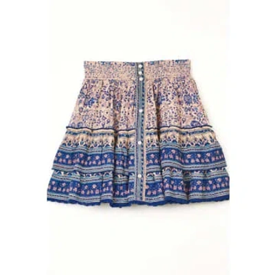 Mabe Cass Multi Print Mini Skirt