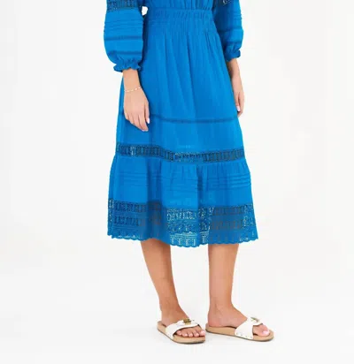 Mabe Loretta Midi Dress In Blue