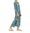 Mabe Malia Embroidered Kaftan Dress In Multi In Blue