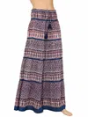 Mabe Mari Print Maxi Skirt In Indigo