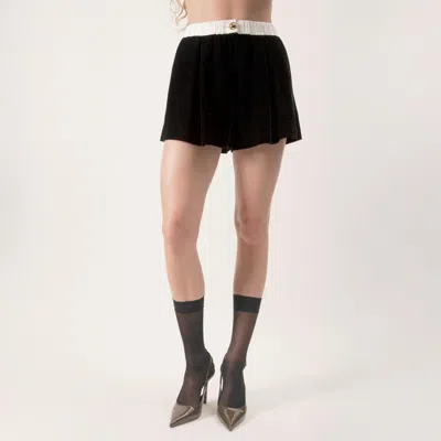 Mabe Piper Pull-on Shorts In Black