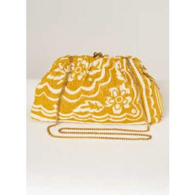 Mabe Sylvie Bead Clutch In Yellow