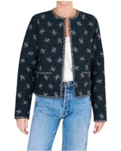 Mabe Vivi Print Quited Jacket In Black