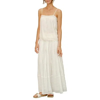 Mabe Women's Dacy Maxi Skirt In Ecru In Pink