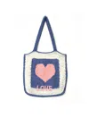Mabe Women's Neve Crochet Tote Bag In Love