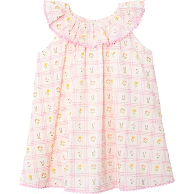 Mabel + Honey Kids'  Ashley Cap Sleeve Dress In Multi