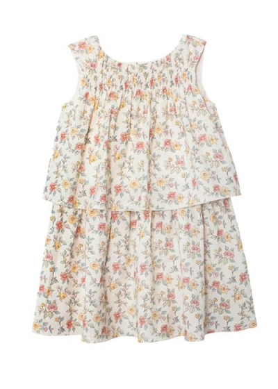 Mabel + Honey Babies'  Audrey Sleeveless Dress In Neutral