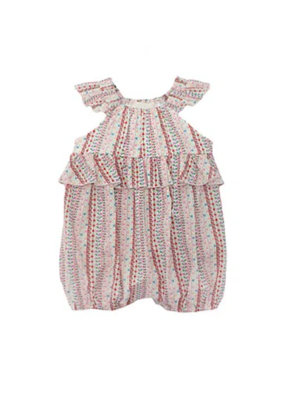 Mabel + Honey Babies'  Bella Reina Sleeveless Romper In Multi