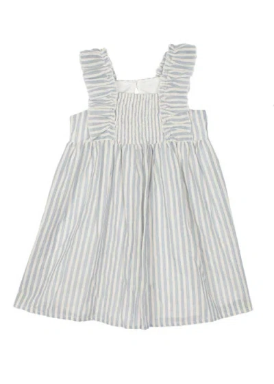 Mabel + Honey Kids'  Blake Little Big Girl Dress In Gray