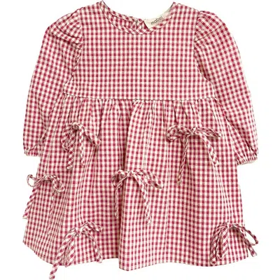 Mabel + Honey Kids'  Bow-tastic Dress In Pink