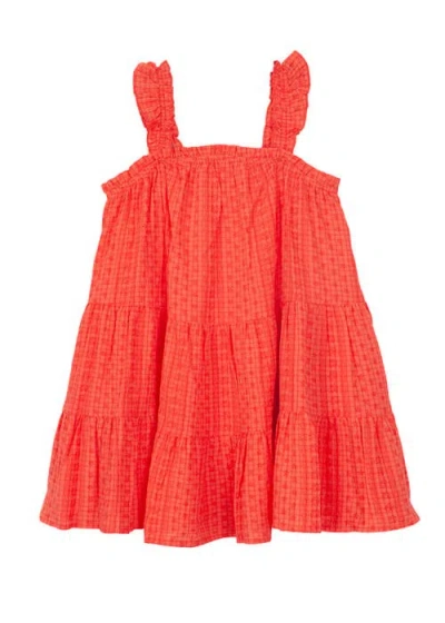 Mabel + Honey Kids'  Cherry Jubilee Dress In Red