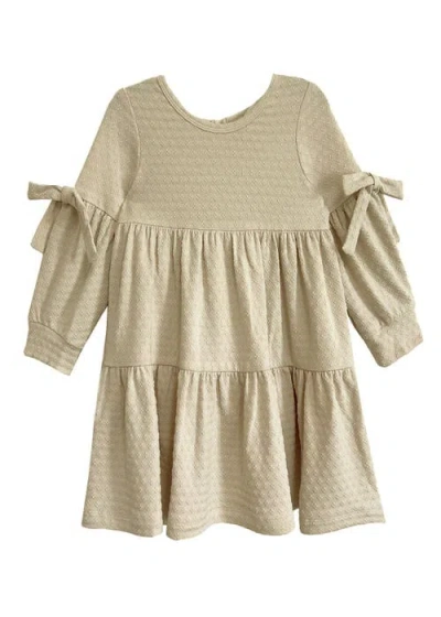 Mabel + Honey Kids'  Cinnamon Sugar Dress In Brown