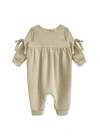 Mabel + Honey Cinnamon Sugar Romper In Brown