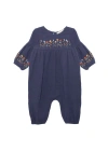 Mabel + Honey Clara Romper In Blue