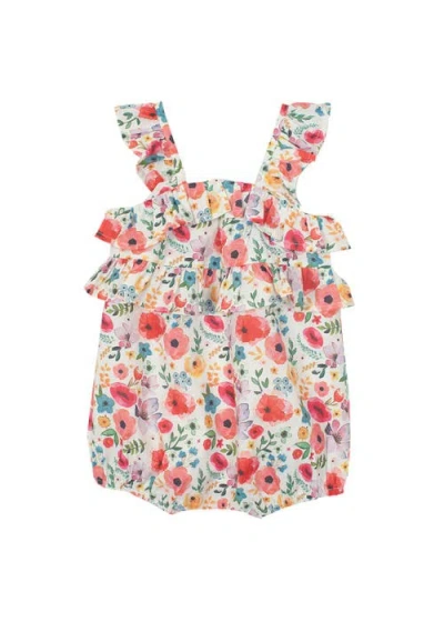 Mabel + Honey Dancing Petals Baby Romper In Multi