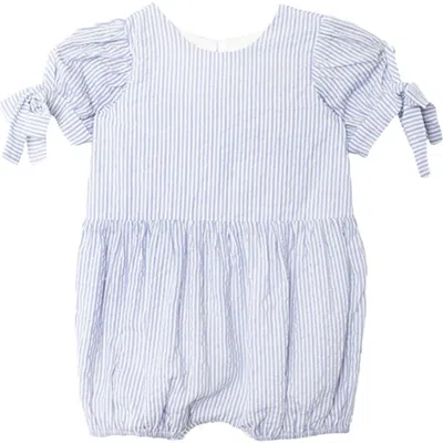 Mabel + Honey Babies'  Darling Bluebell Short Sleeve Romper