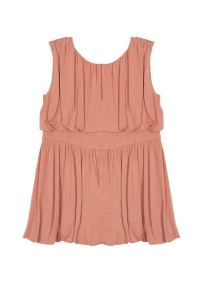 Mabel + Honey Kids'  Elena Dress In Pink