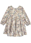 Mabel + Honey Flower Field Dress In Neutral