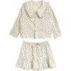 Mabel + Honey Juliette Two Piece Set In White