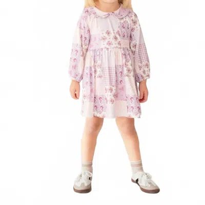 Mabel + Honey Kids' Liliana Dress In Purple