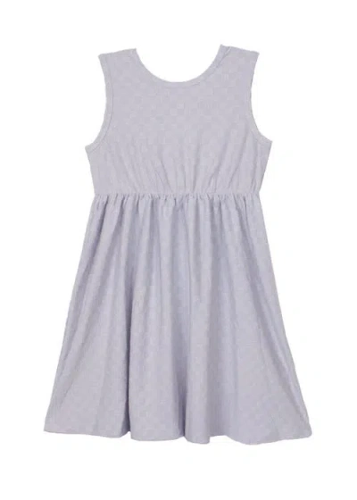 Mabel + Honey Kids'  Malibu Drop Waist Purple Dress
