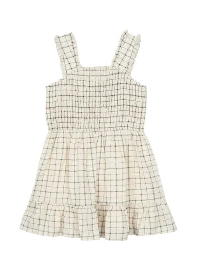 Mabel + Honey Kids'  Maple Dress In White
