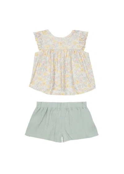Mabel + Honey Babies'  Mila Two Piece Set In Multi