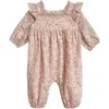 Mabel + Honey Paisely Romper In Neutral