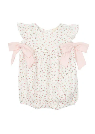 Mabel + Honey Kids'  Picnic Perfect Baby Romper In White