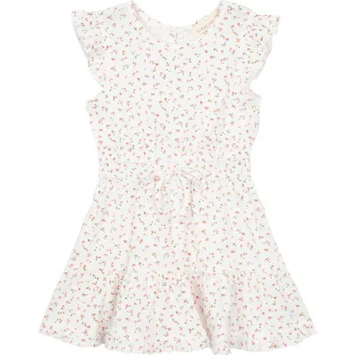 Mabel + Honey Kids'  Picnic Perfect Dress In White