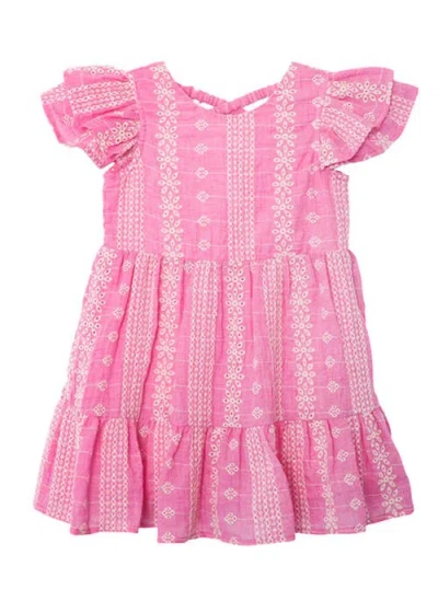 Mabel + Honey Babies'  Pinkalicious Short Sleeve Dress
