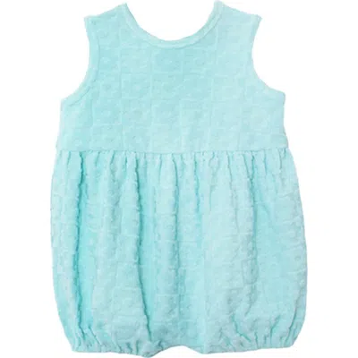 Mabel + Honey Babies'  Queenie Sleeveless Romper In Blue