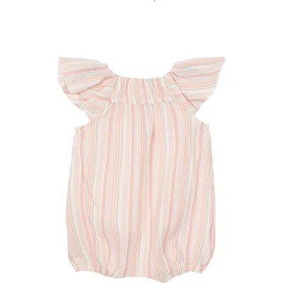 Mabel + Honey Sandy Baby Romper In Neutral