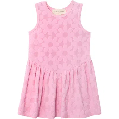 Mabel + Honey Babies'  Tilly Short Sleeve Dress In Pink