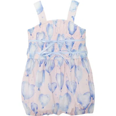 Mabel + Honey Babies'  Up And Away Sleeveless Romper In Multi