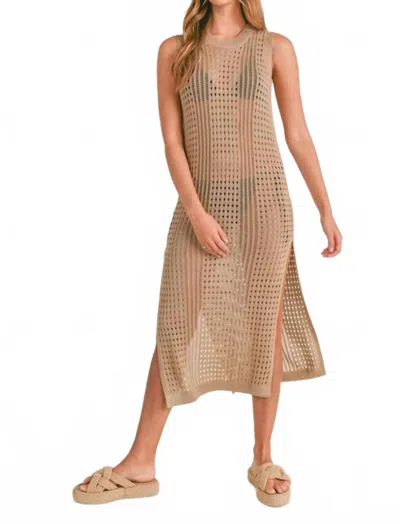Mable 11:11 Cover-up Dress In Mocha In Brown