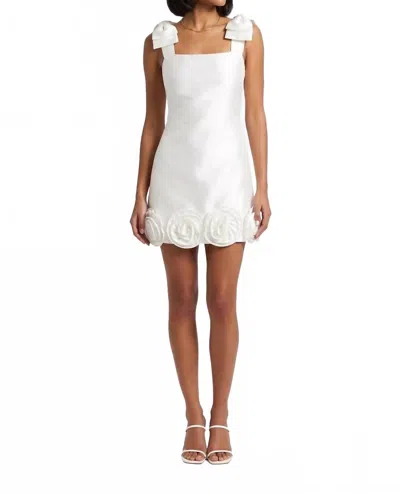 Mable Anastasia Mini Dress In Off White