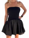 Mable Brooke Bubble Dress In Black In Black