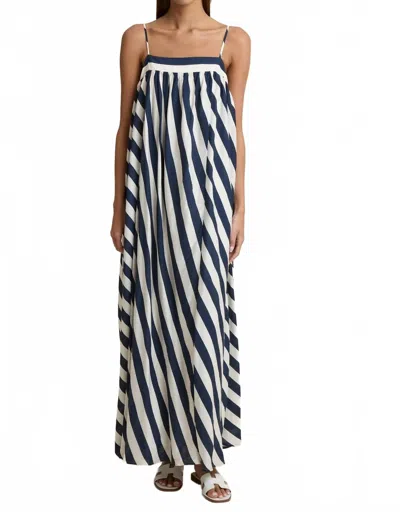 Mable Capri Maxi Dress In Navy In Blue