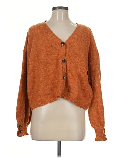 Pre-owned Mable Cardigan Sweater In Orange
