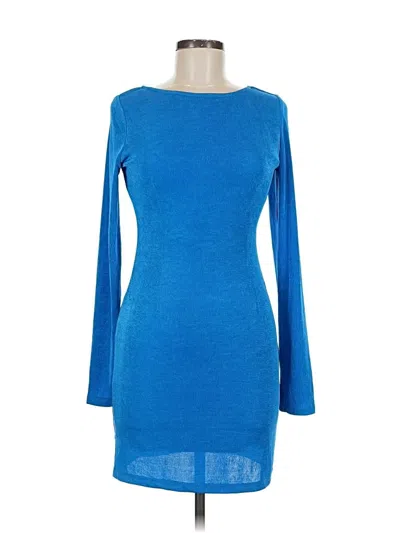 Pre-owned Mable Casual Dress In Blue
