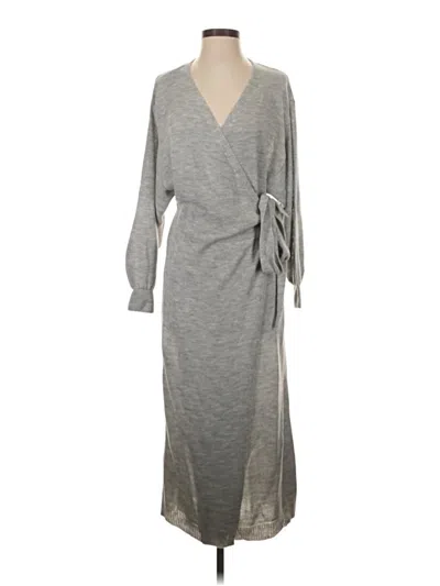 Pre-owned Mable Casual Dress In Gray