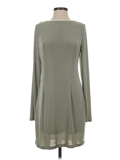 Pre-owned Mable Casual Dress In Gray
