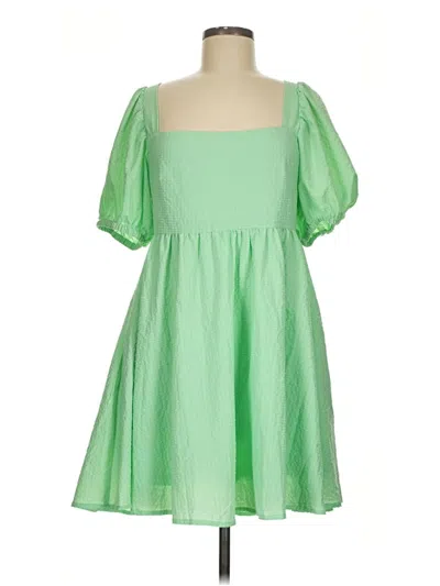 Pre-owned Mable Casual Dress In Green